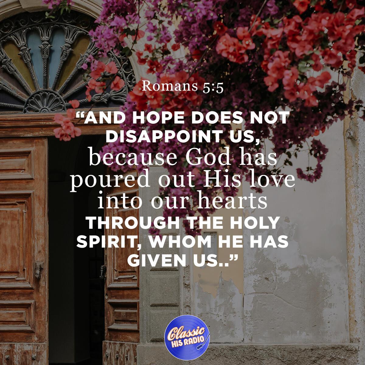 Romans 5:5 - Verse of the Day