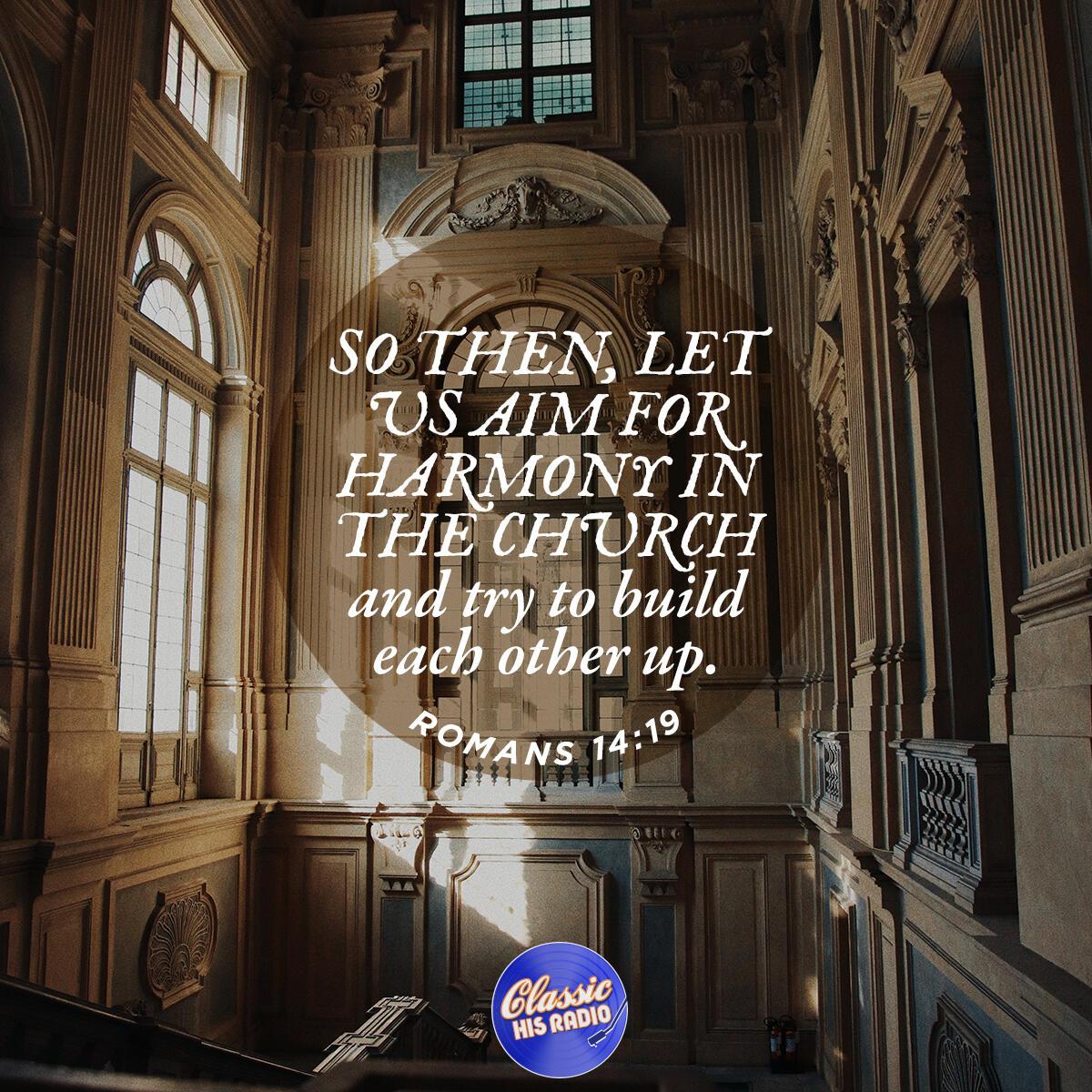 Romans 14:19 - Verse of the Day