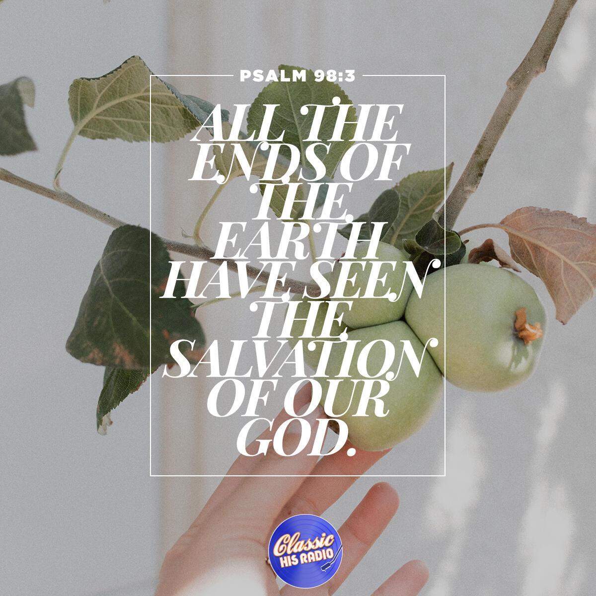 Psalm 98:3 - Verse of the Day