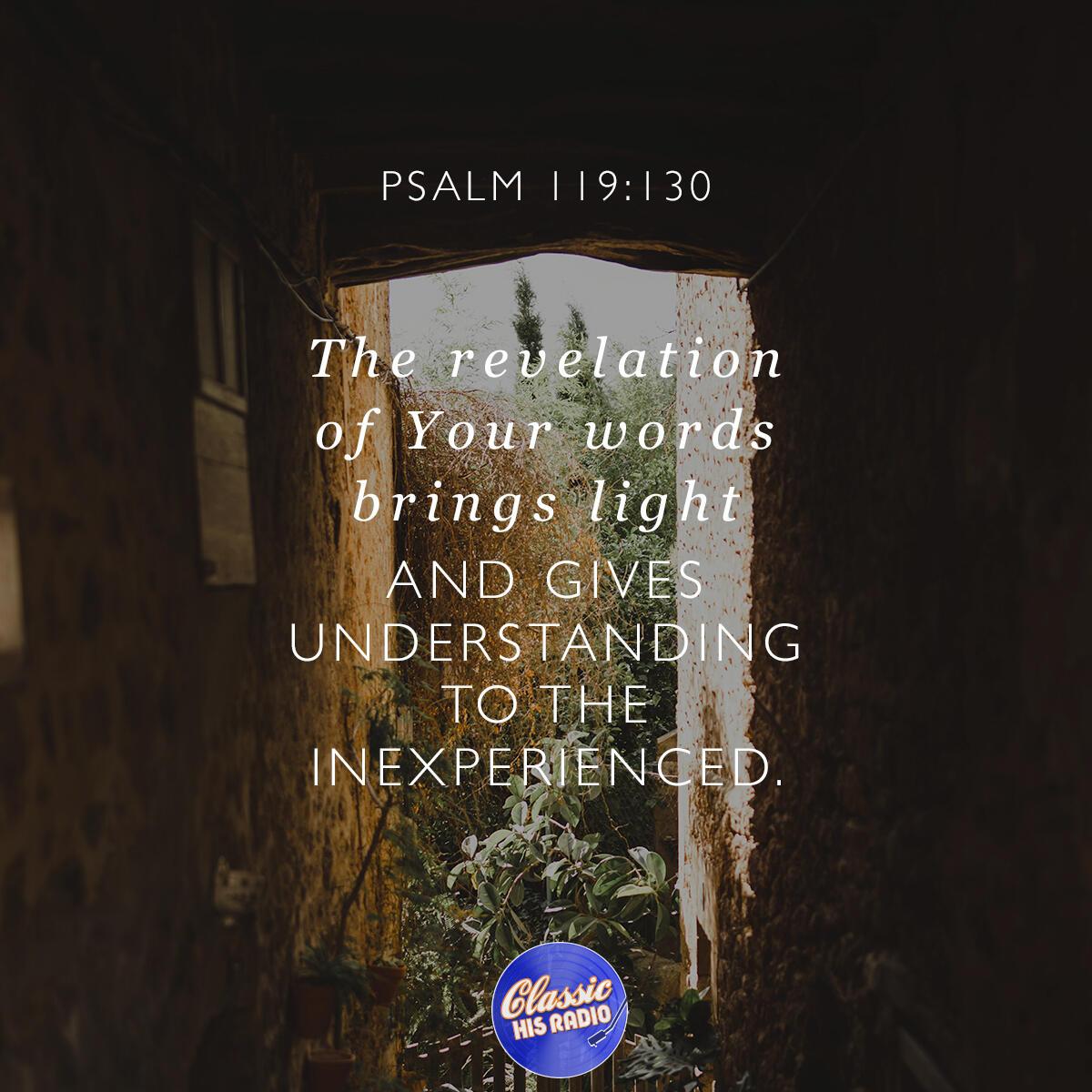 Psalm 119:130 - Verse of the Day