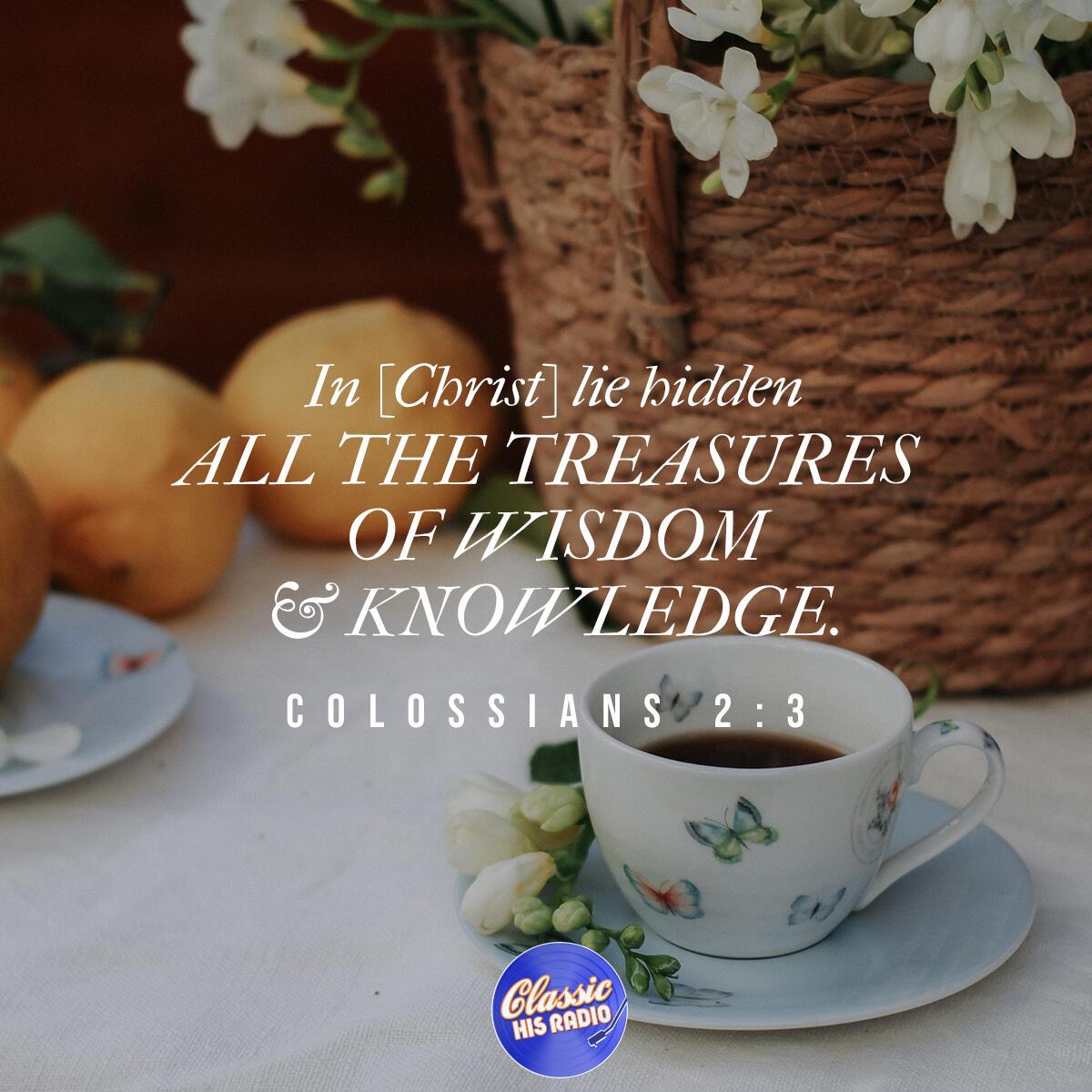 Colossians 2:3 - Verse of the Day