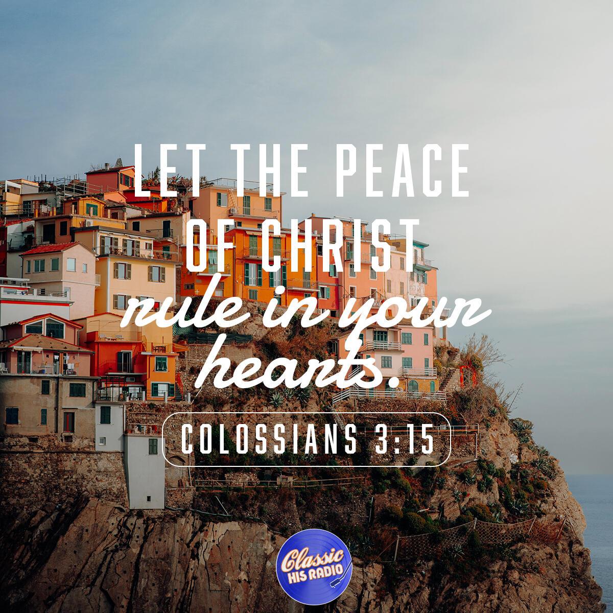 Colossians 3:15 - Verse of the Day
