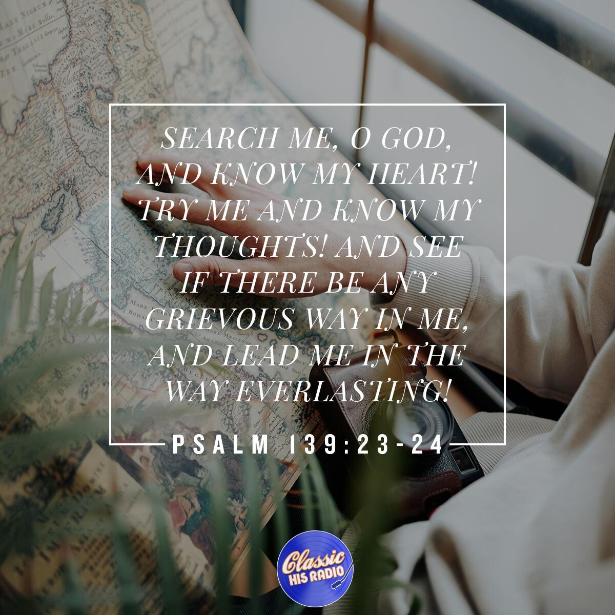 Psalm 139:23-24 - Verse of the Day