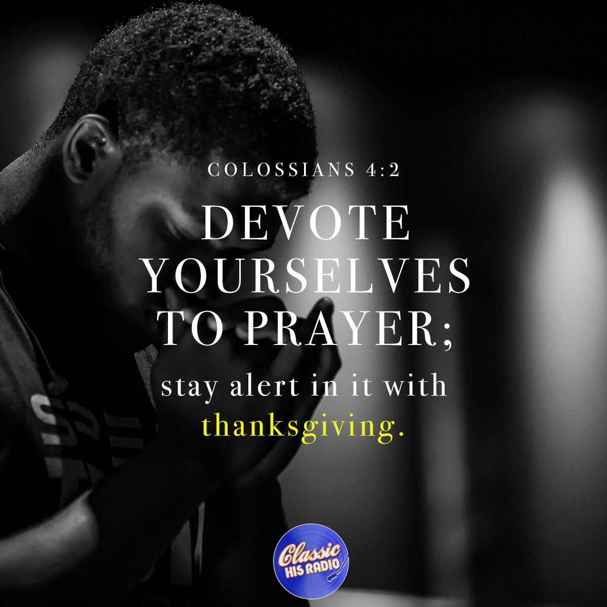 Colossians 4:2 - Verse of the Day