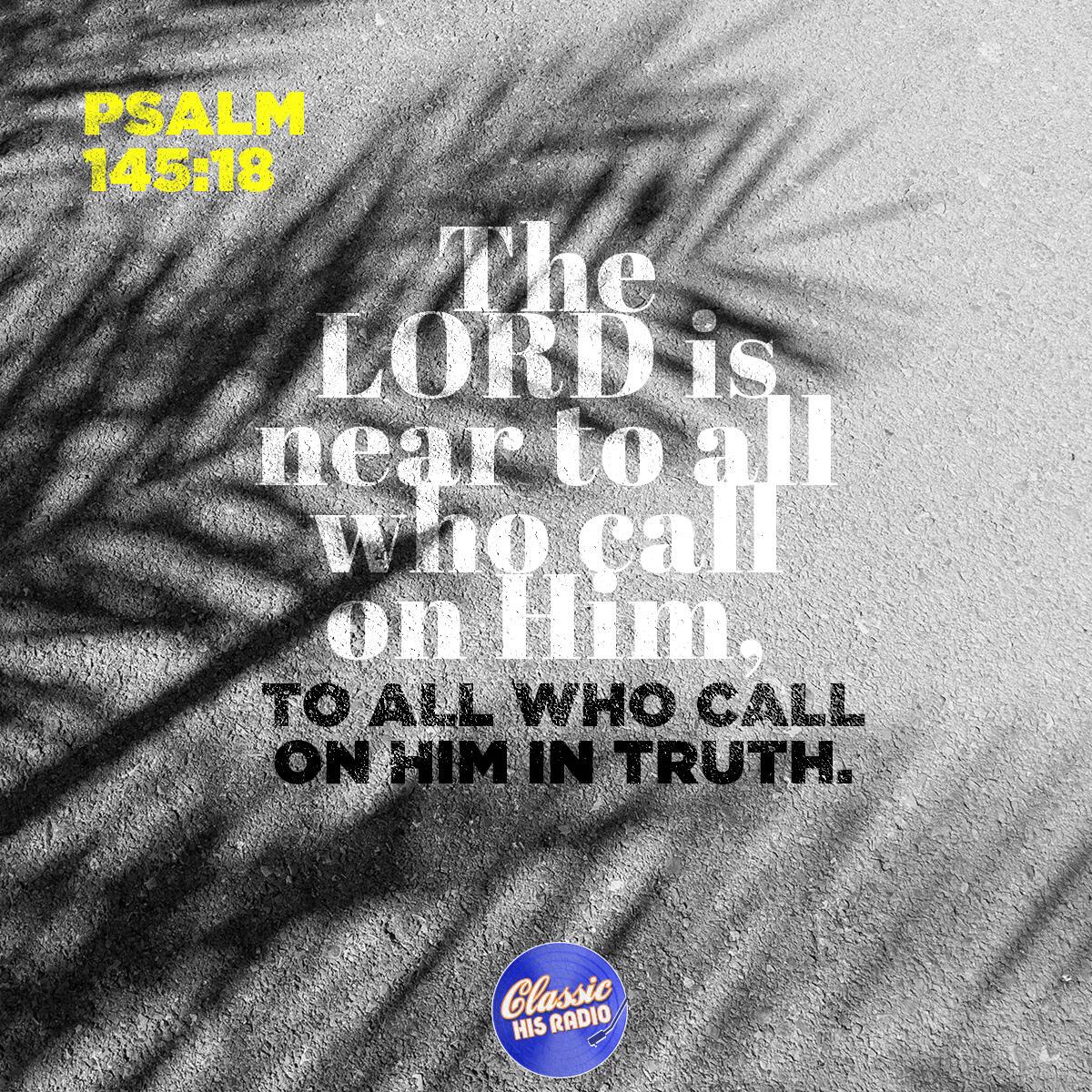 Psalm 145:18 - Verse of the Day
