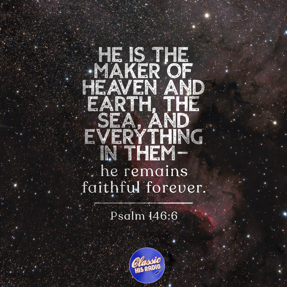 Psalm 146:6 - Verse of the Day
