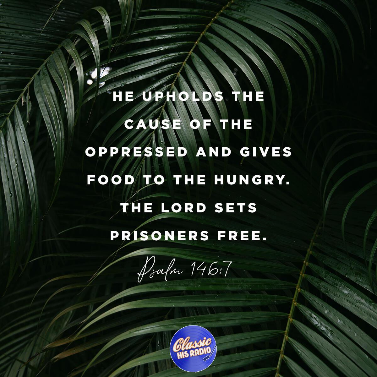 Psalm 146:7 - Verse of the Day