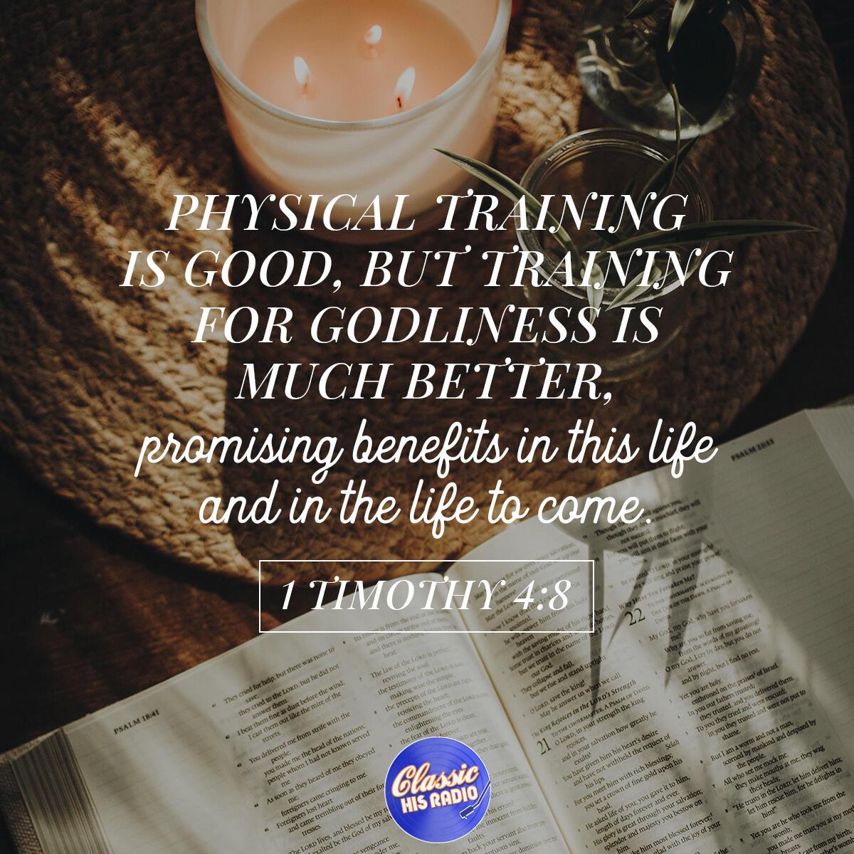 1 Timothy 4:8 - Verse of the Day