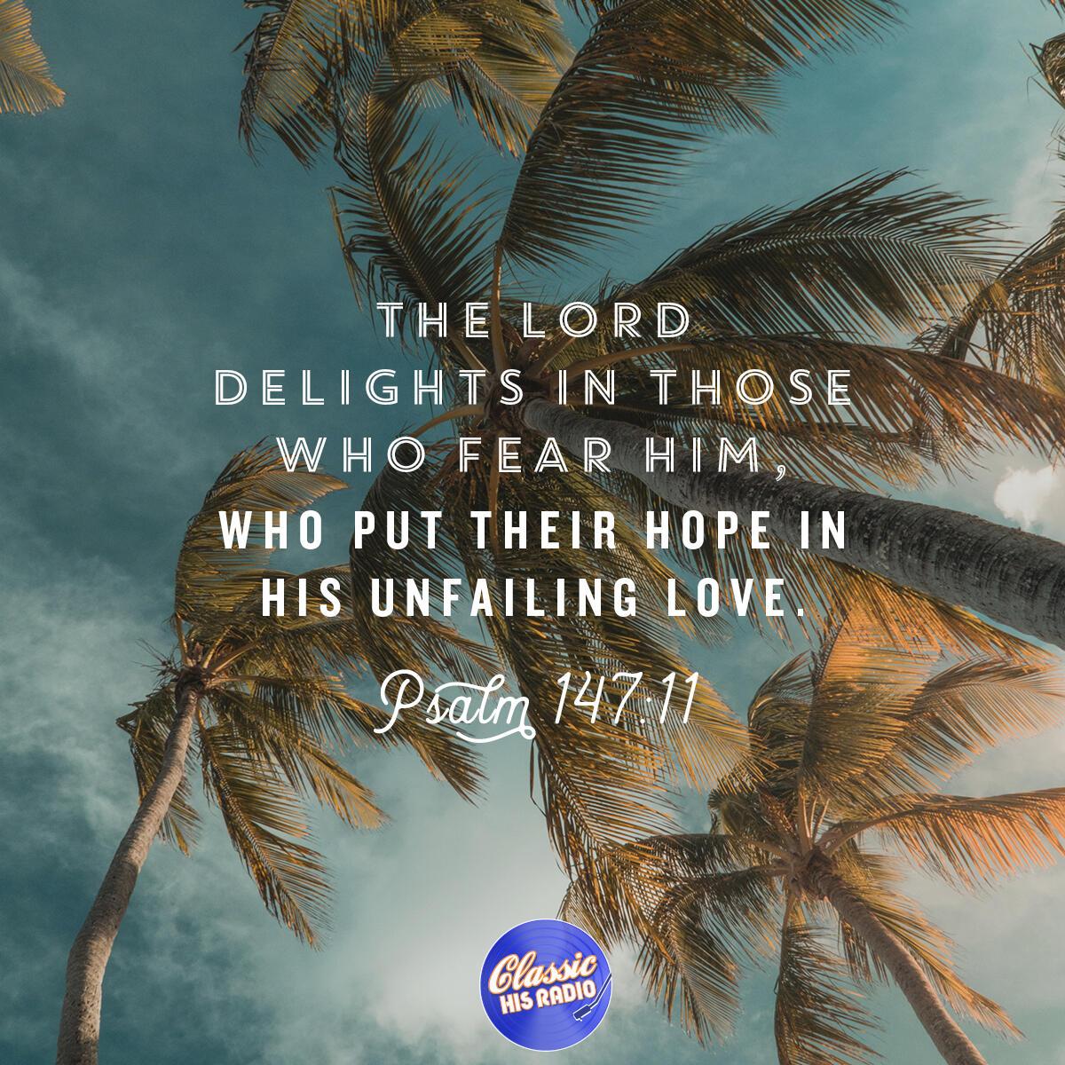 Psalm 147:11 - Verse of the Day