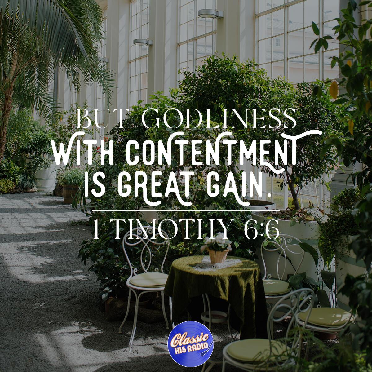 1 Timothy 6:6 - Verse of the Day
