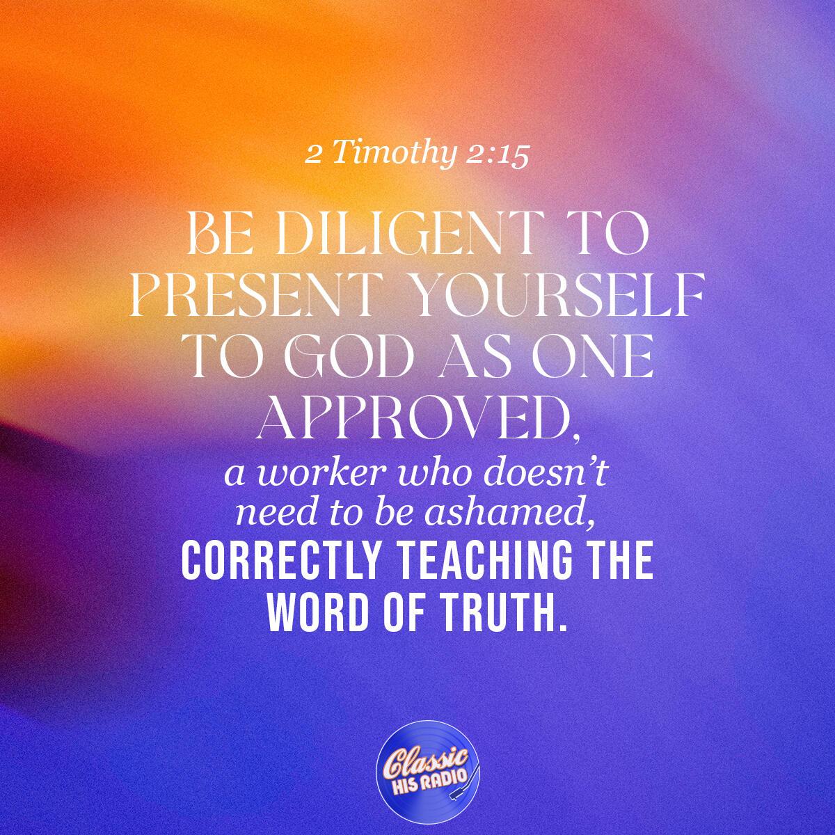 2 Timothy 2:15 - Verse of the Day