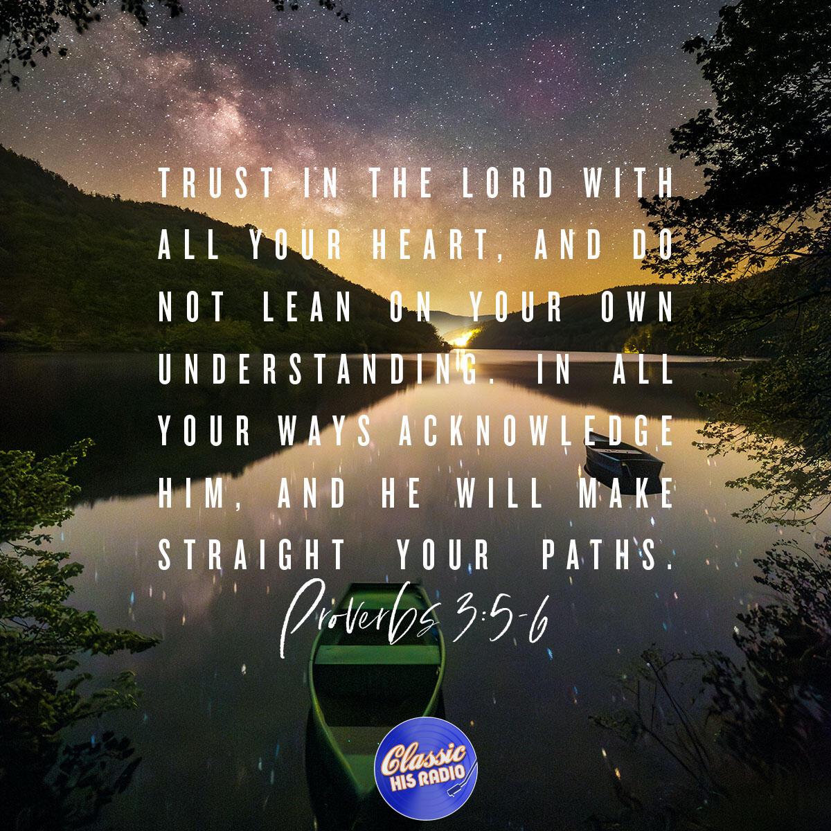 Proverbs 3:5-6 - Verse of the Day
