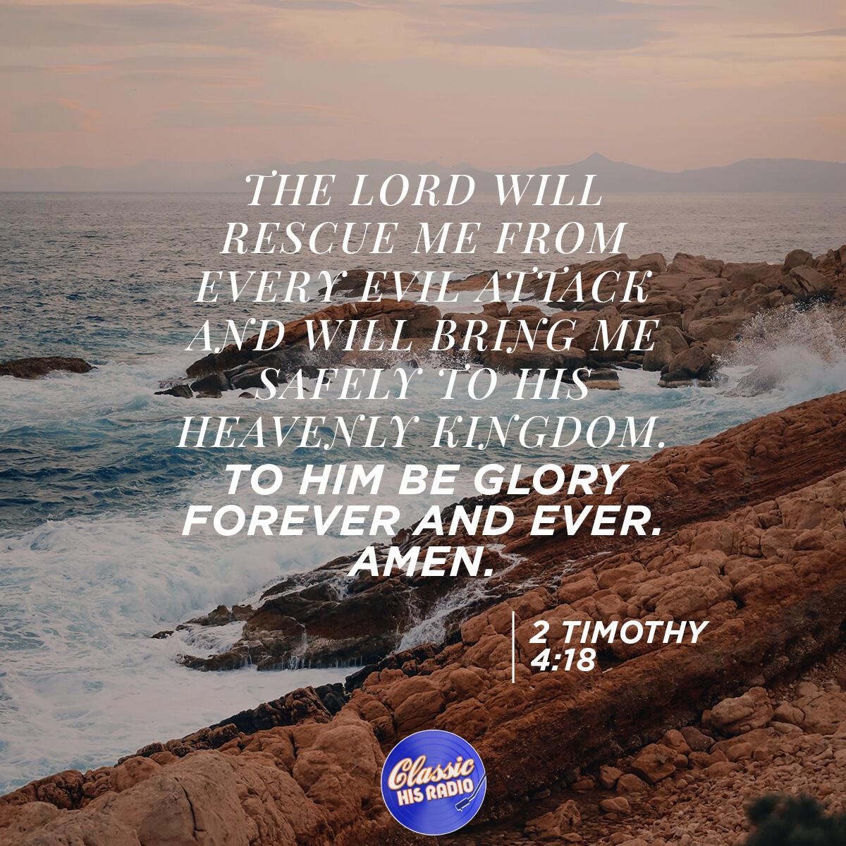 2 Timothy 4:18 - Verse of the Day