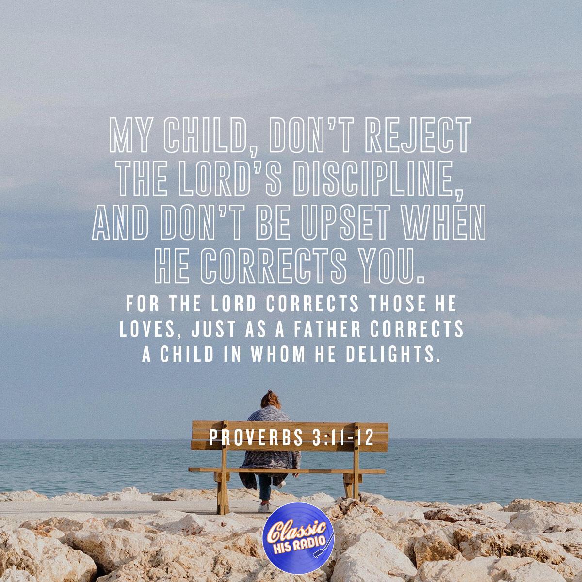 Proverbs 3:11-12 - Verse of the Day