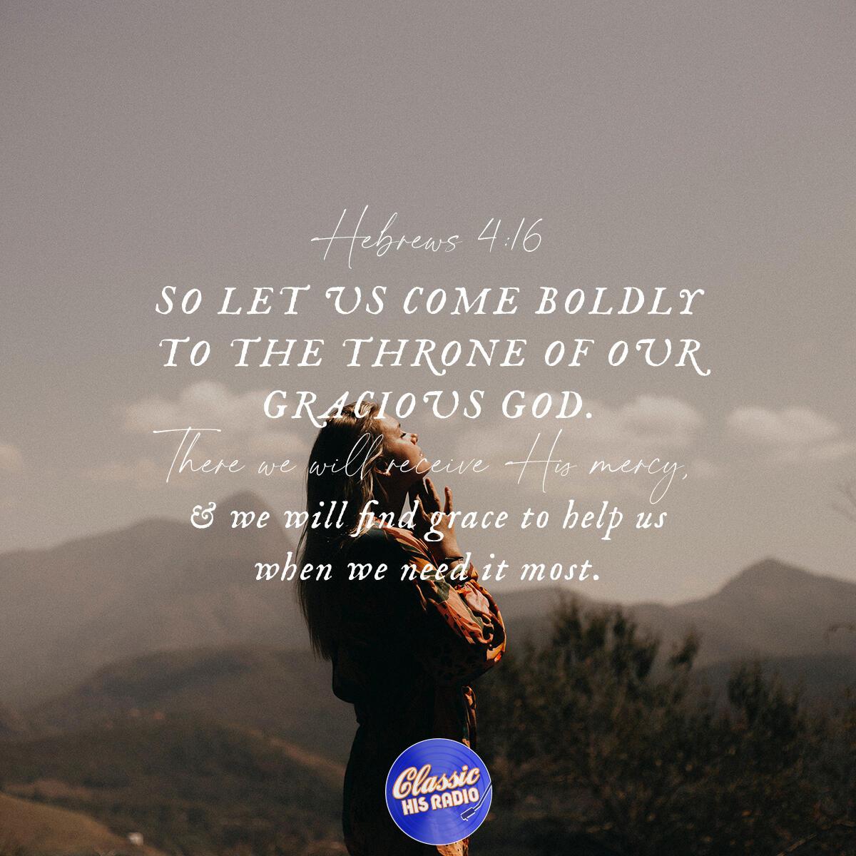 Hebrews 4:16 - Verse of the Day