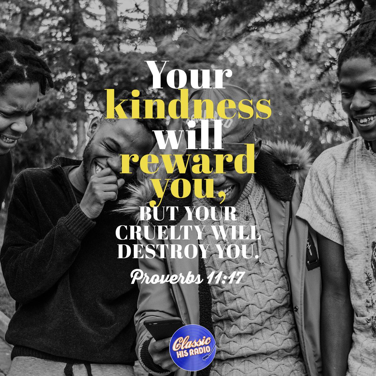 Proverbs 11:17 - Verse of the Day