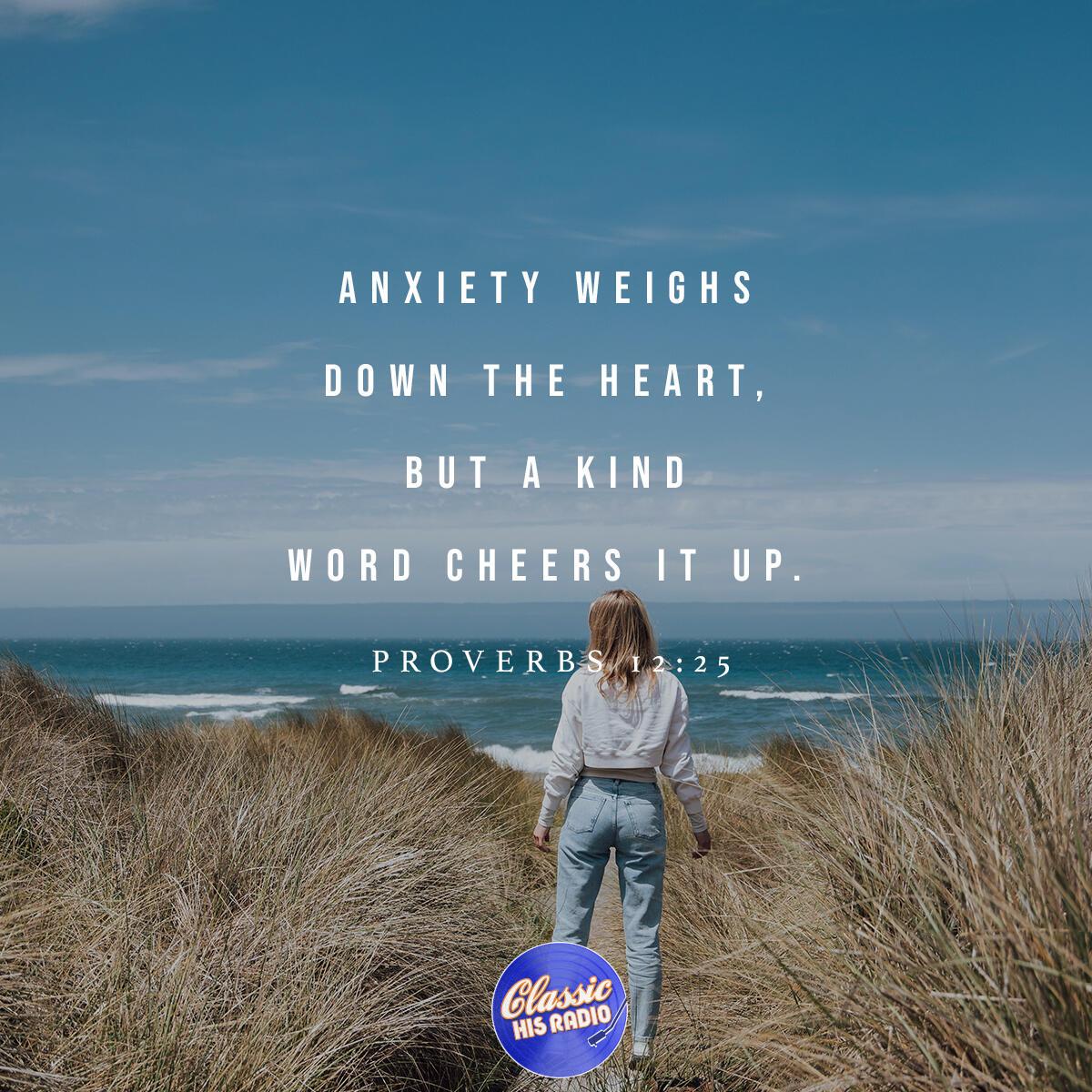 Proverbs 12:25 - Verse of the Day