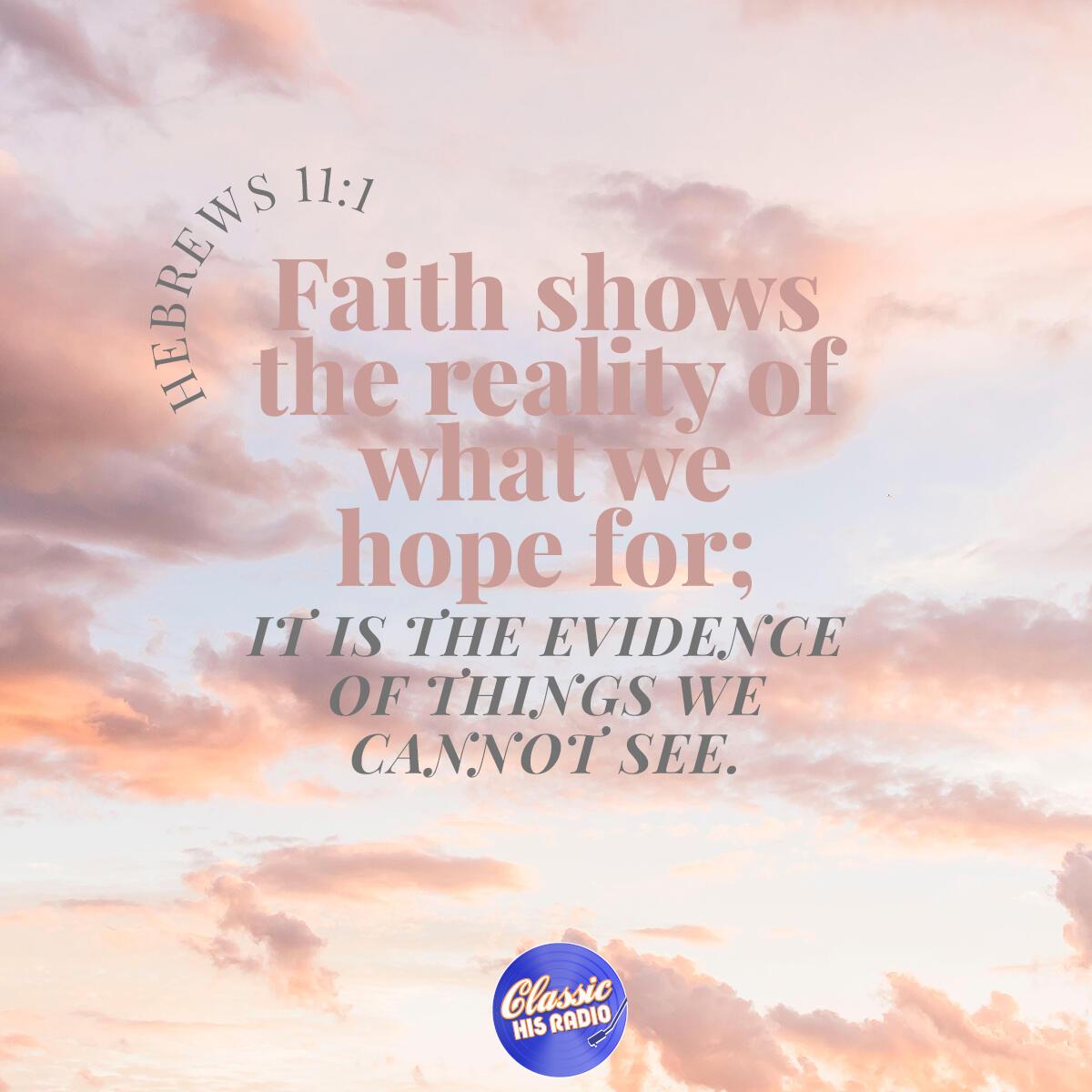 Hebrews 11:1 - Verse of the Day