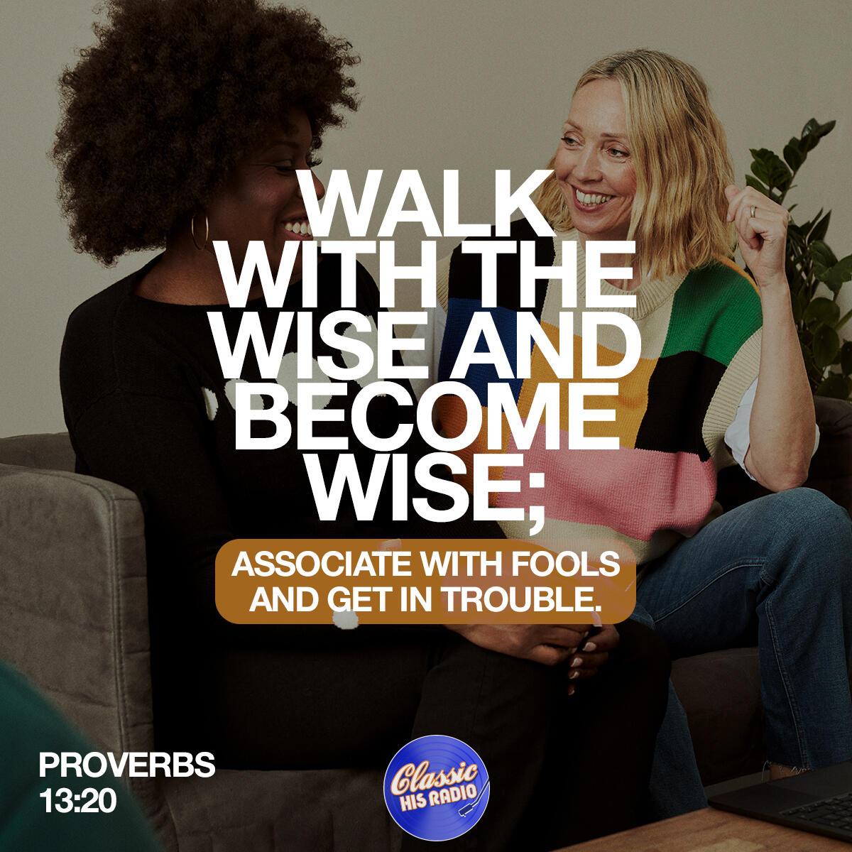 Proverbs 13:20 - Verse of the Day