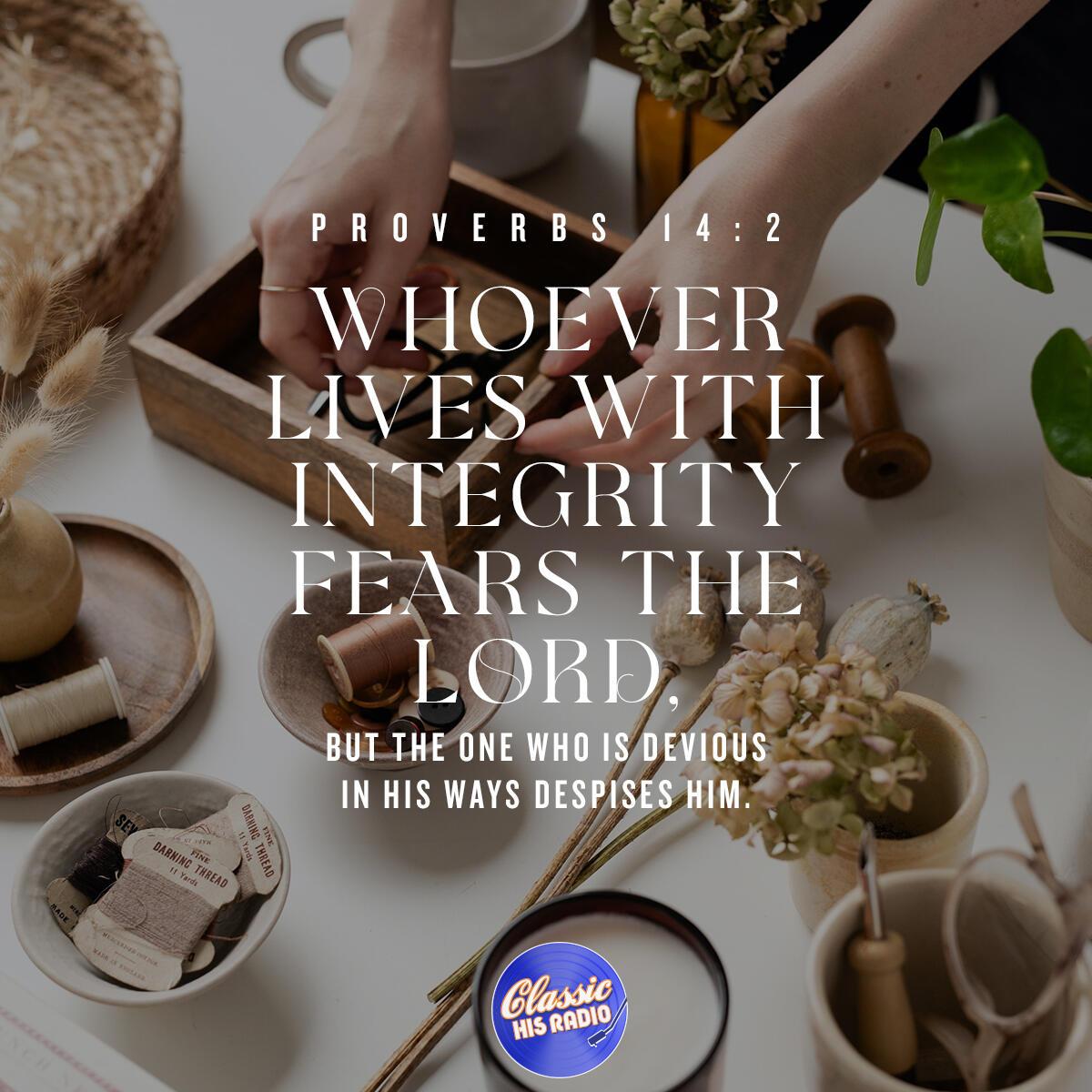 Proverbs14:2 - Verse of the Day