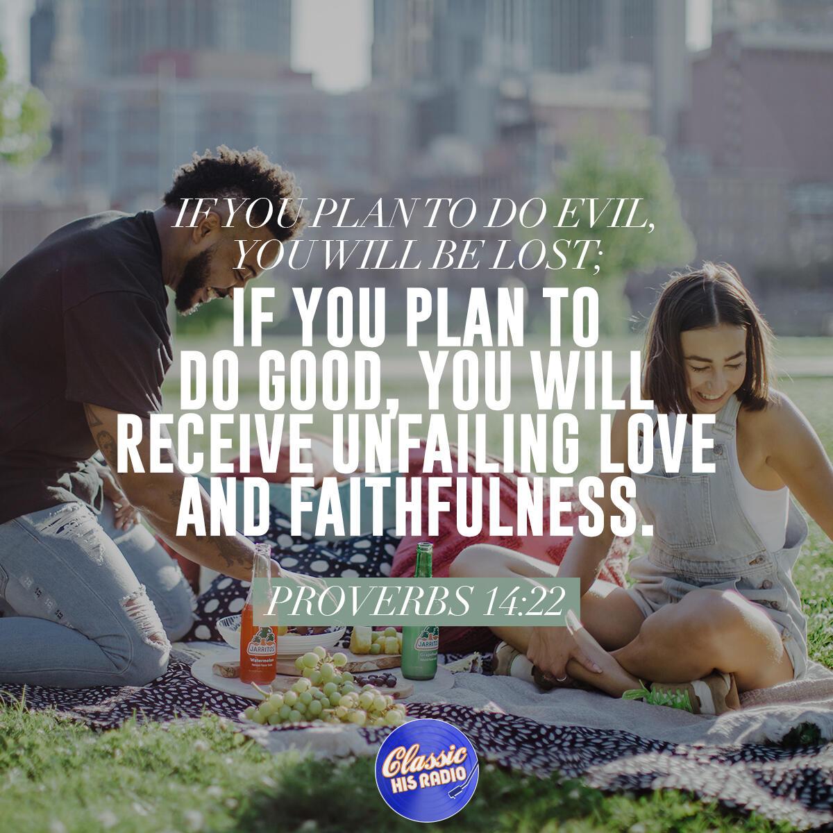 Proverbs 14:22 - Verse of the Day
