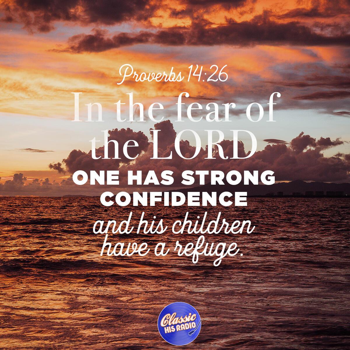 Proverbs 14:26 - Verse of the Day