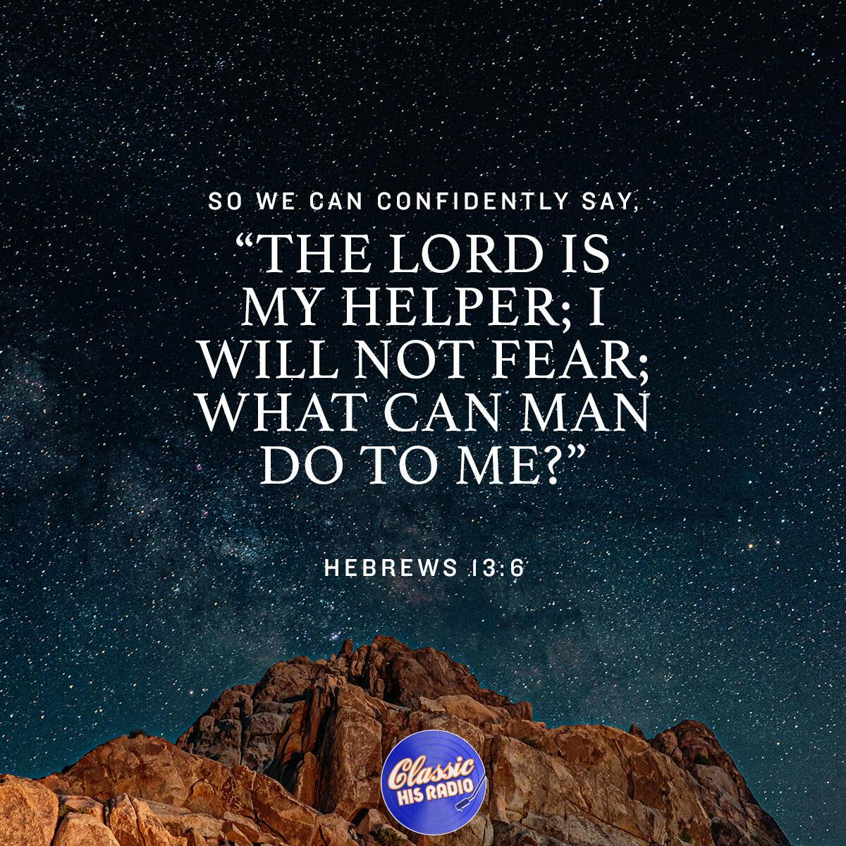 Hebrews 13:6 - Verse of the Day