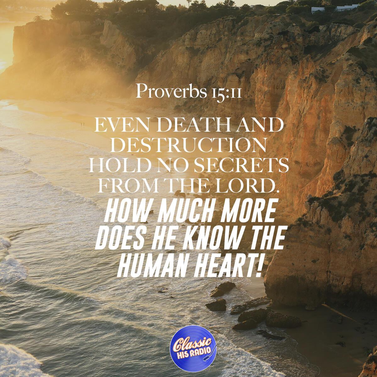 Proverbs 15:11 - Verse of the Day