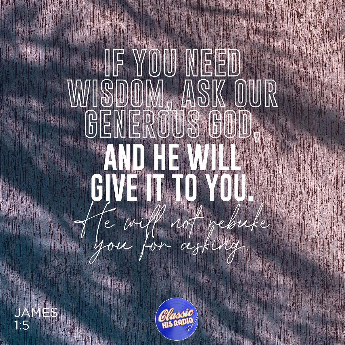 James 1:5 - Verse of the Day