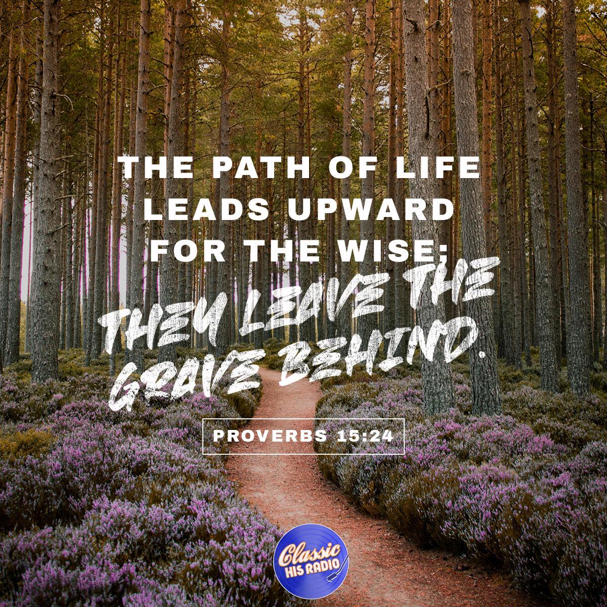 Proverbs 15:24 - Verse of the Day