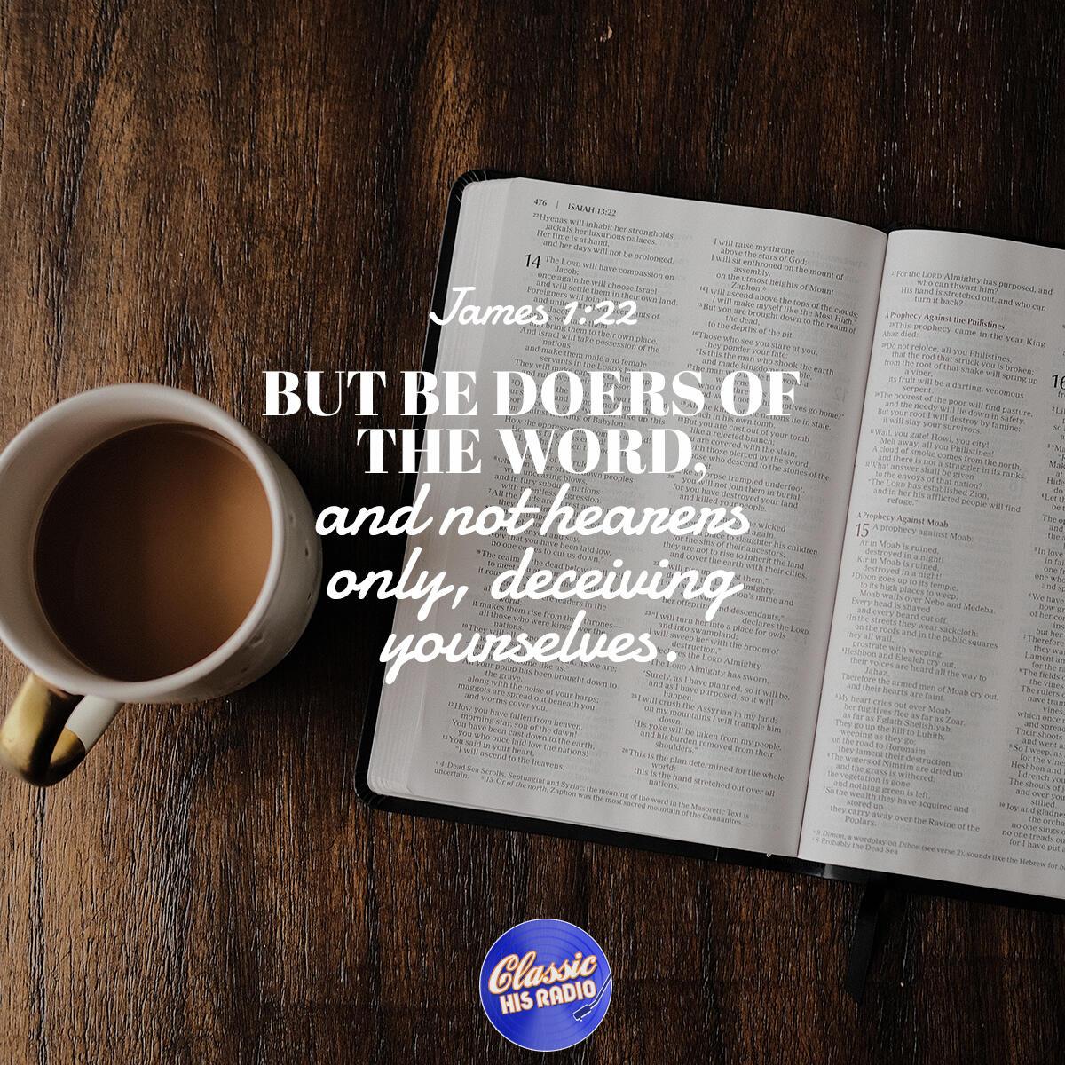 James 1:22 - Verse of the Day