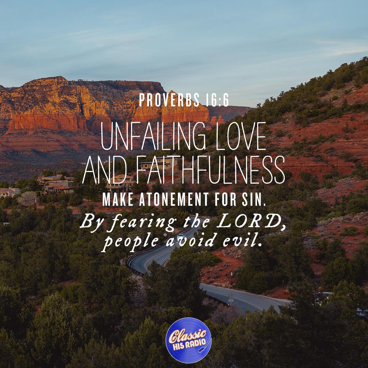 Proverbs 16:6 - Verse of the Day