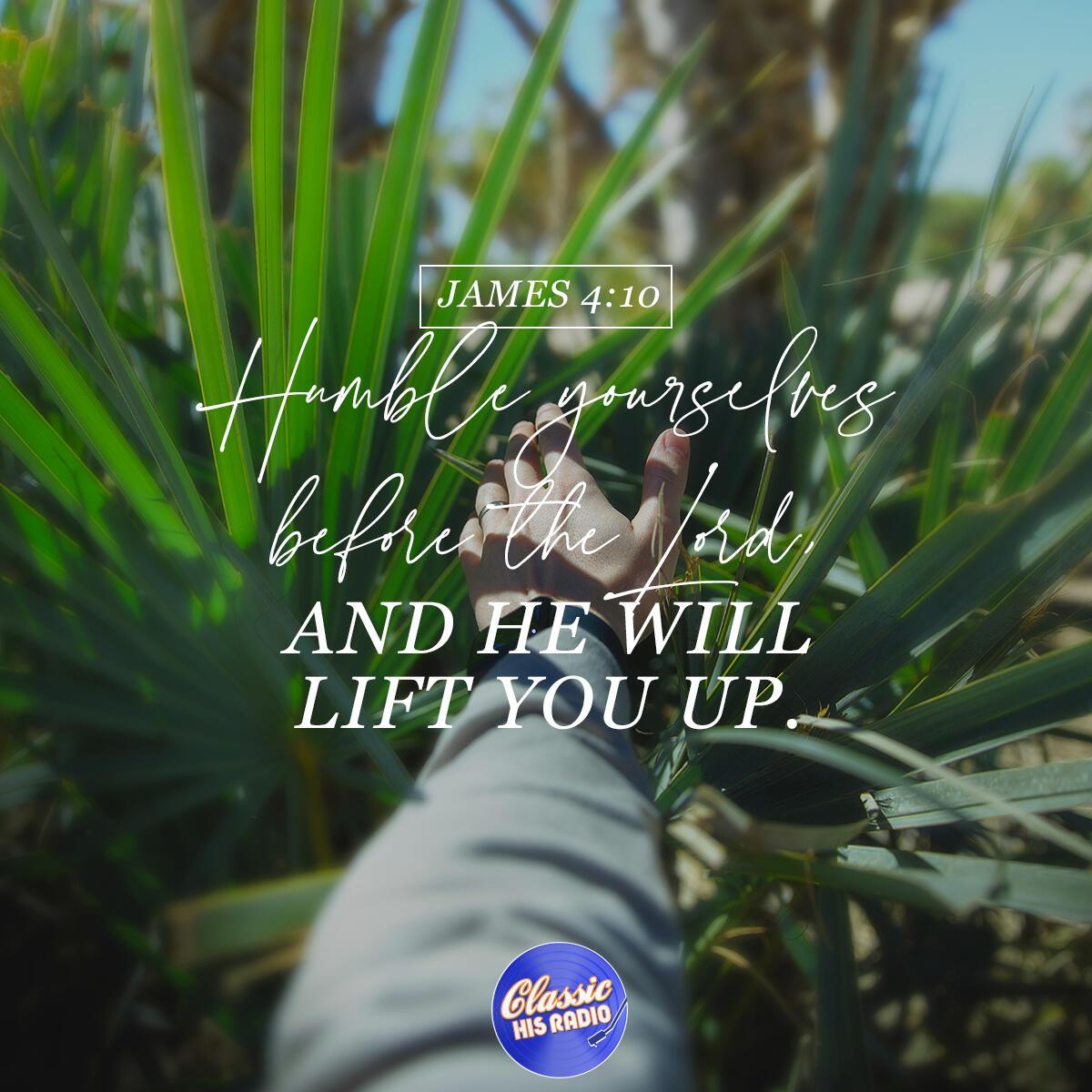 James 4:10 - Verse of the Day