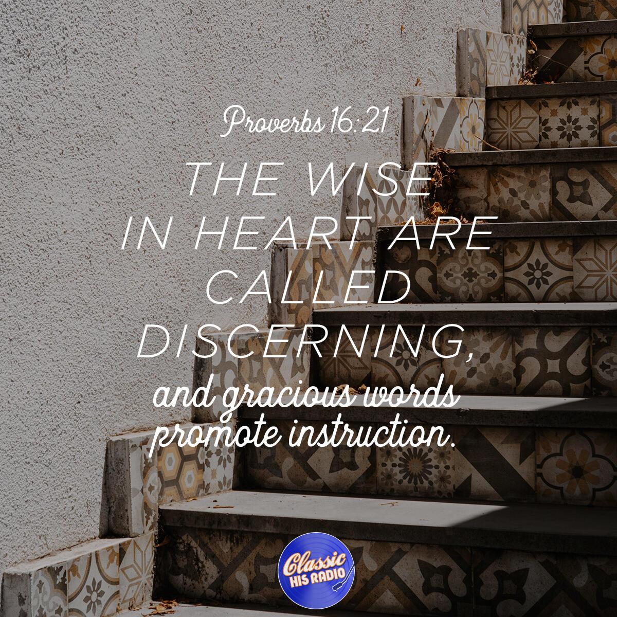 Proverbs 16:21 - Verse of the Day