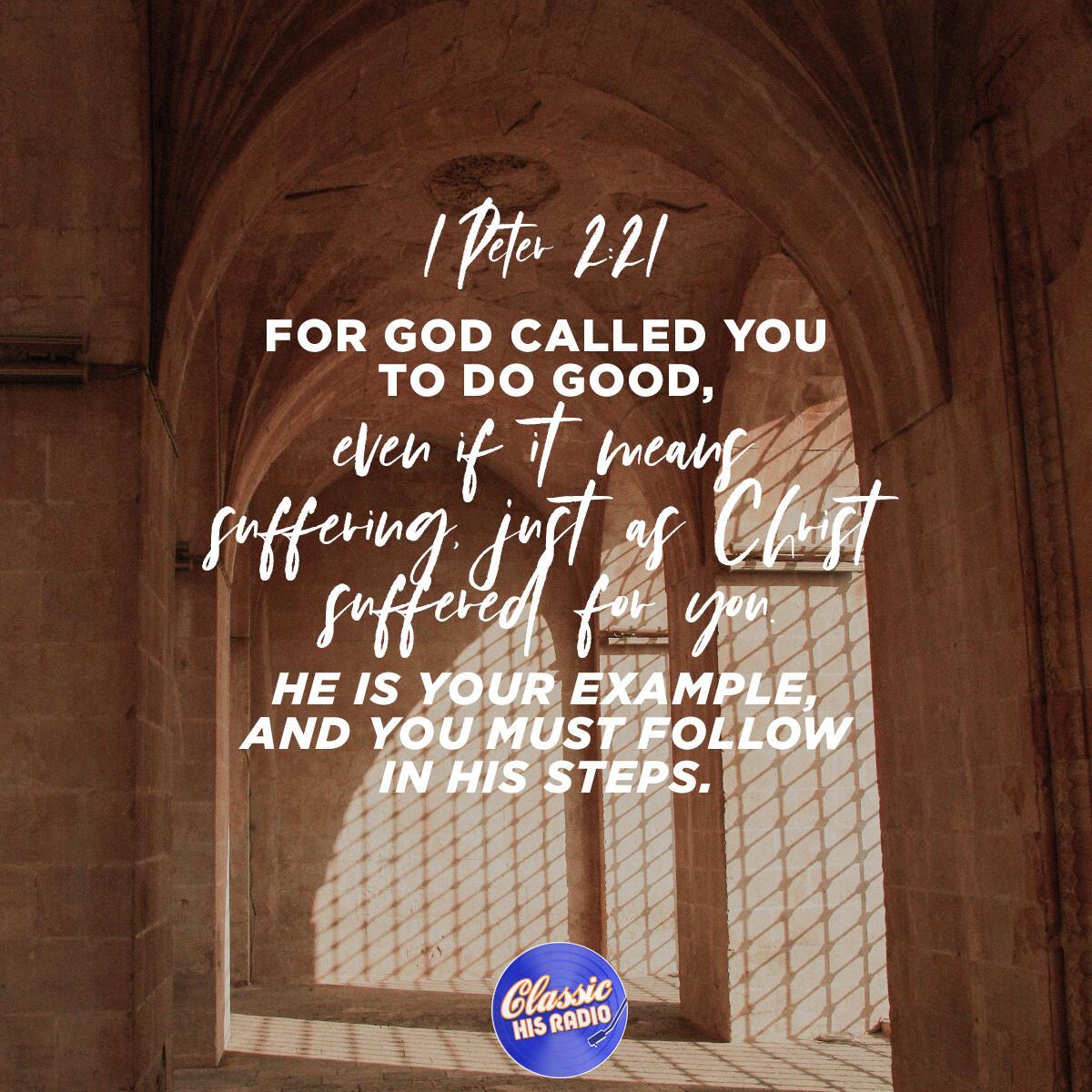 1 Peter 2:21 - Verse of the Day