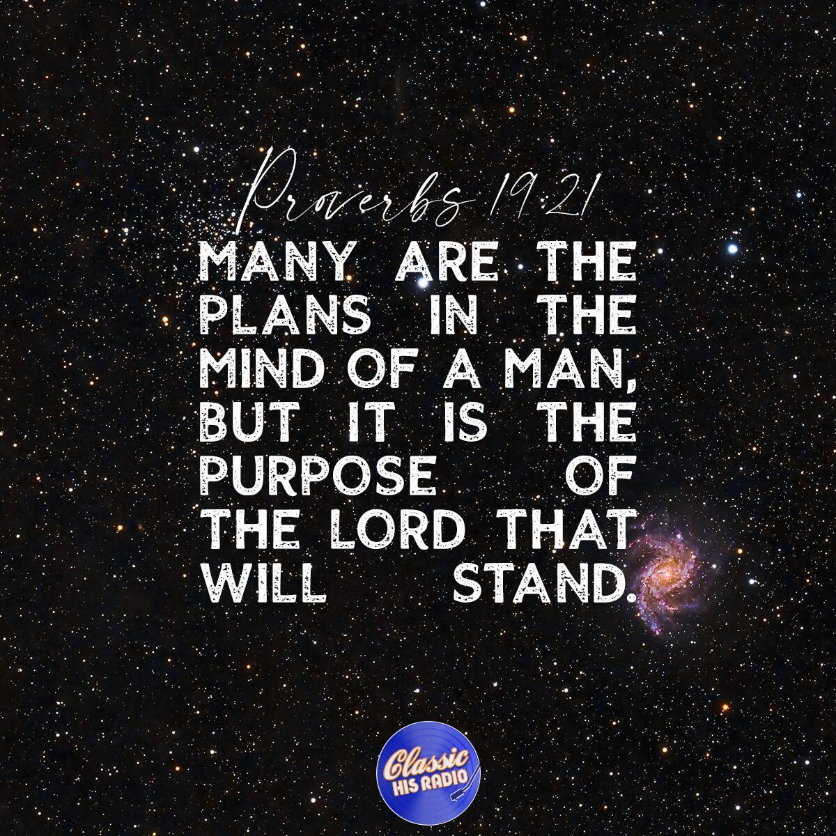 Proverbs 19:21 - Verse of the Day