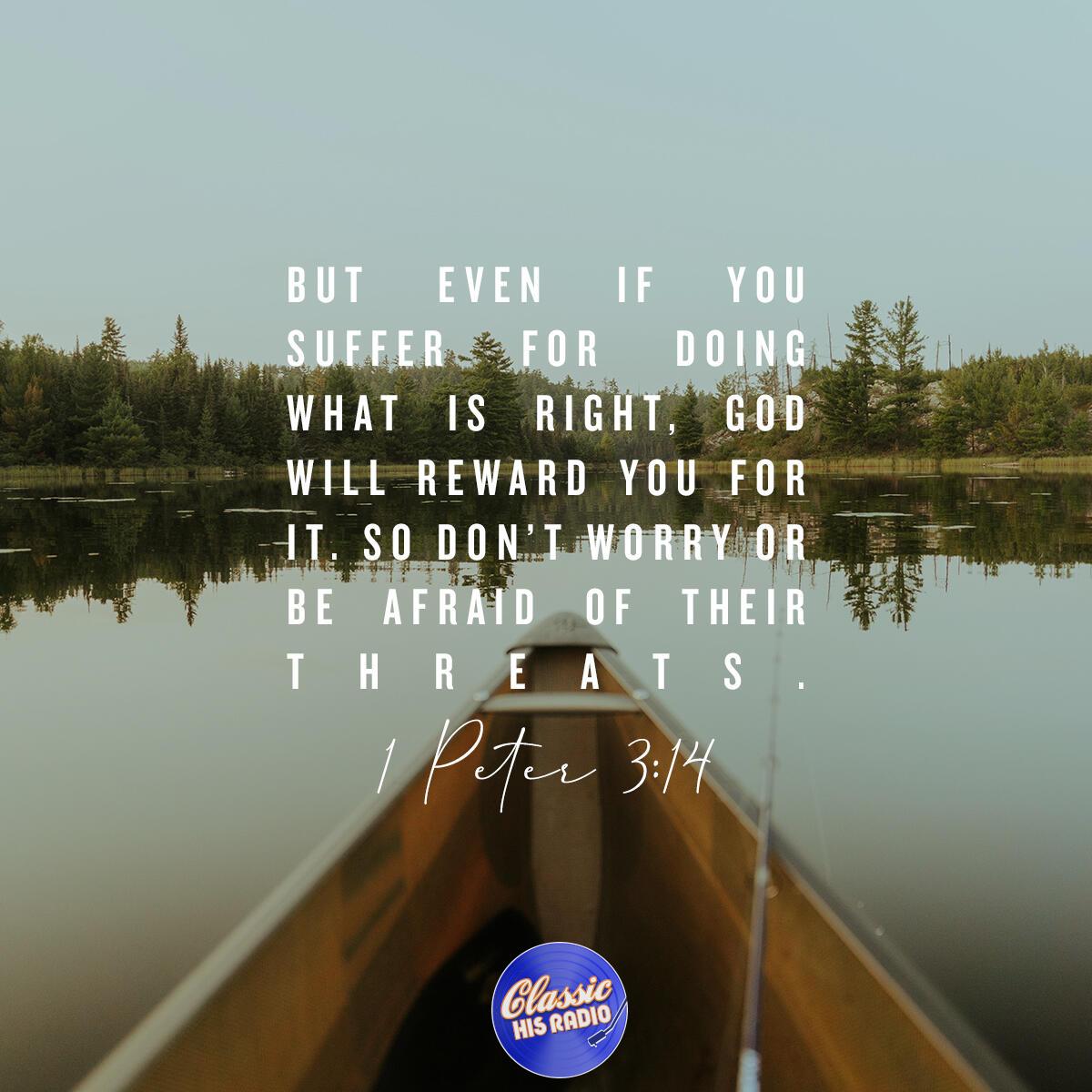 1 Peter 3:14 - Verse of the Day