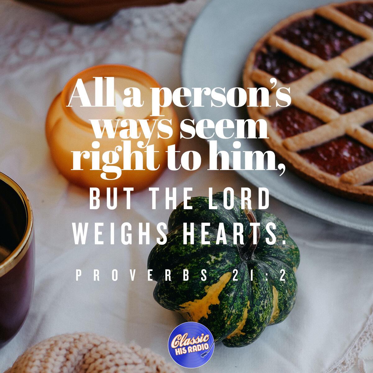 Proverbs 21:2 - Verse of the Day