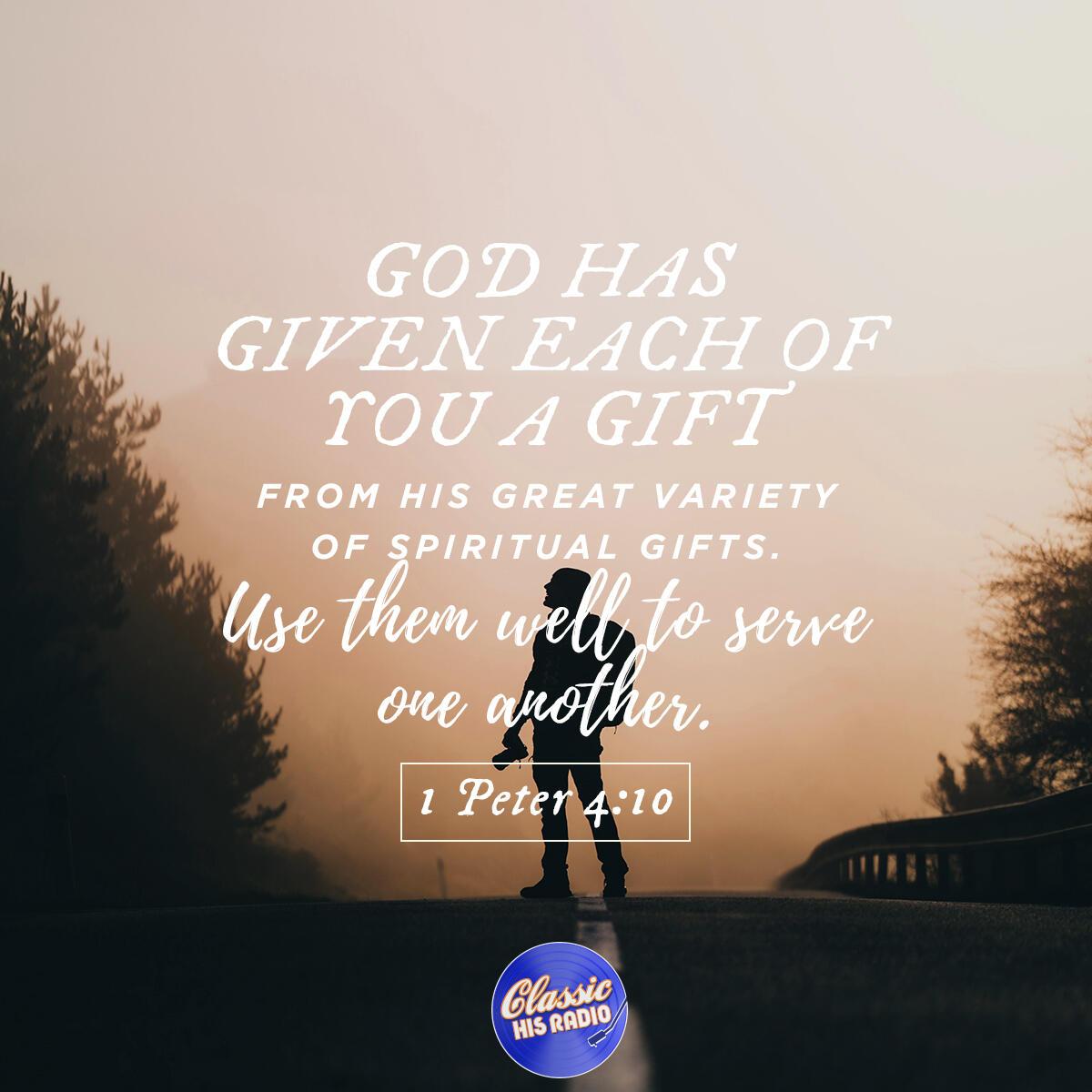1 Peter 4:10 - Verse of the Day