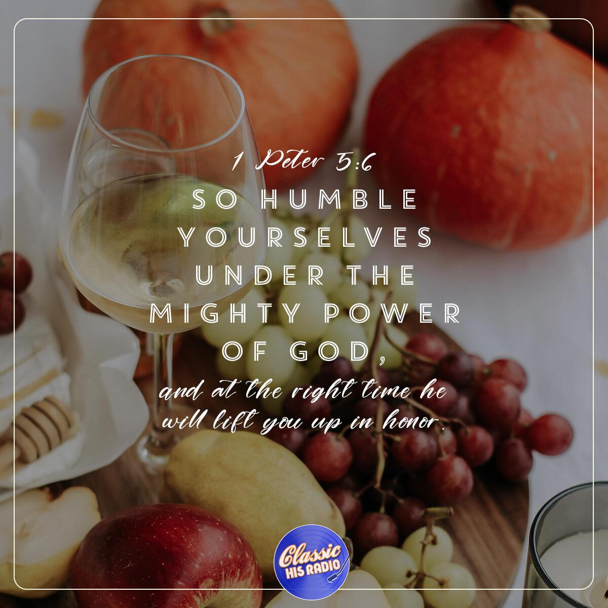 1 Peter 5:6 - Verse of the Day