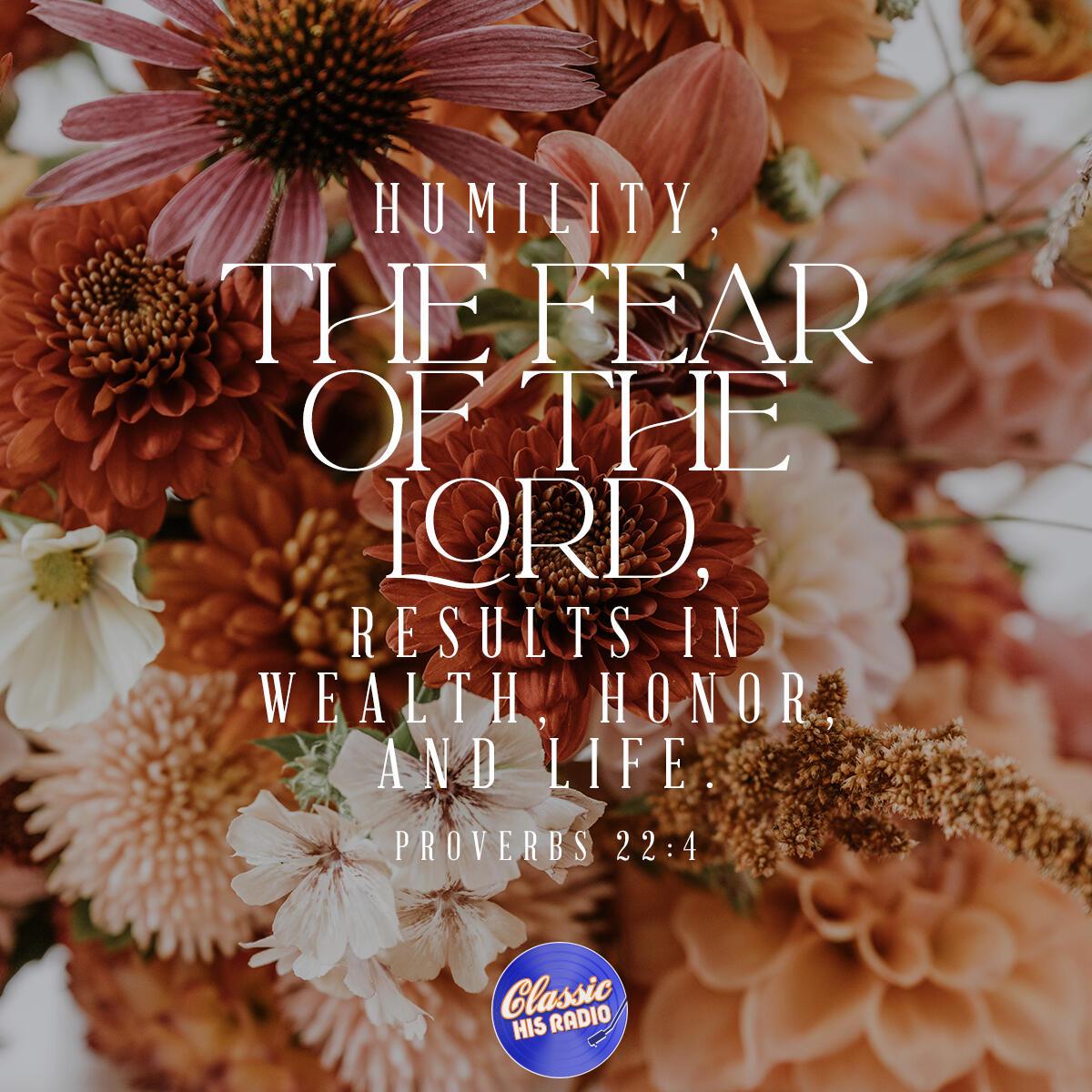 Proverbs 22:4 - Verse of the Day
