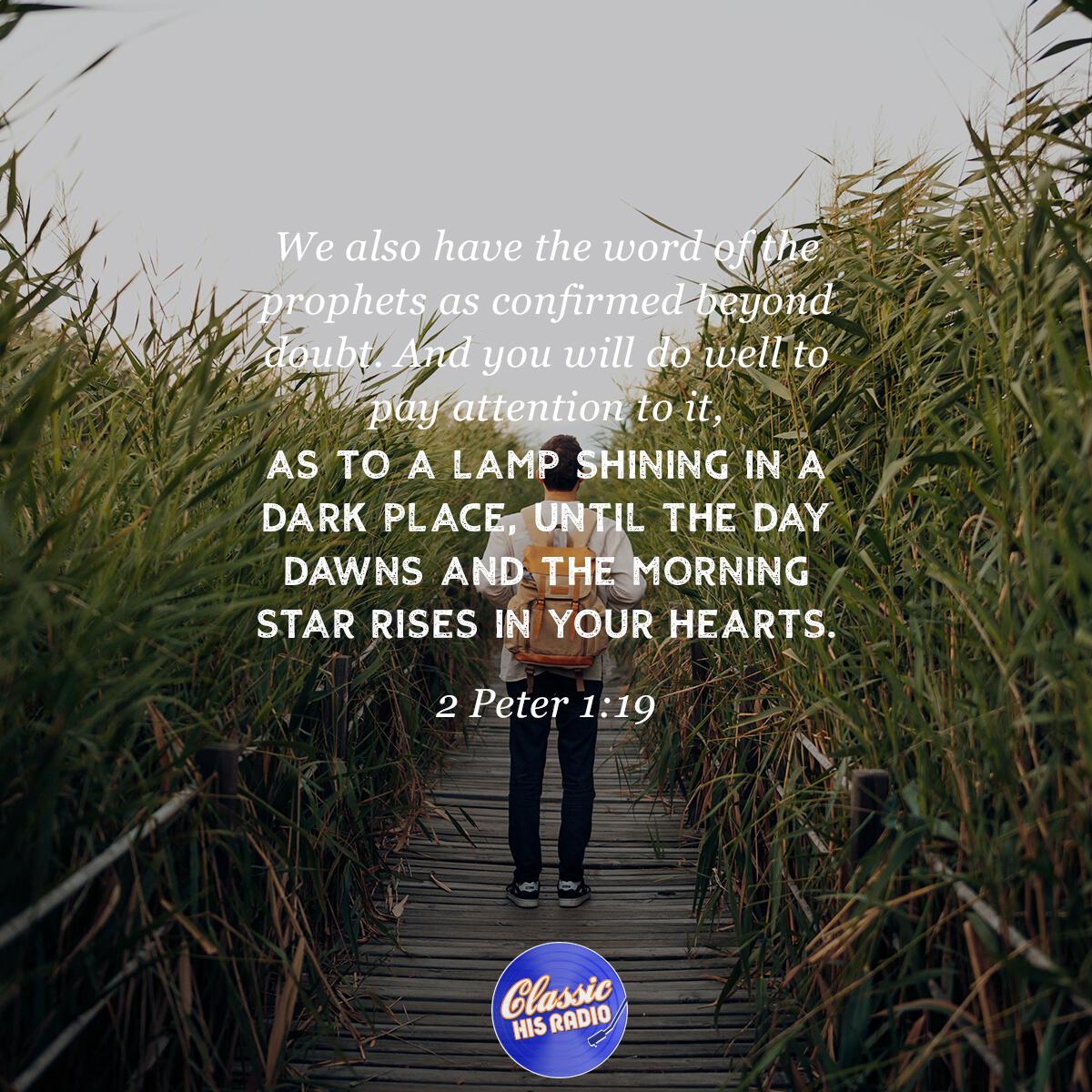2 Peter 1:19 - Verse of the Day