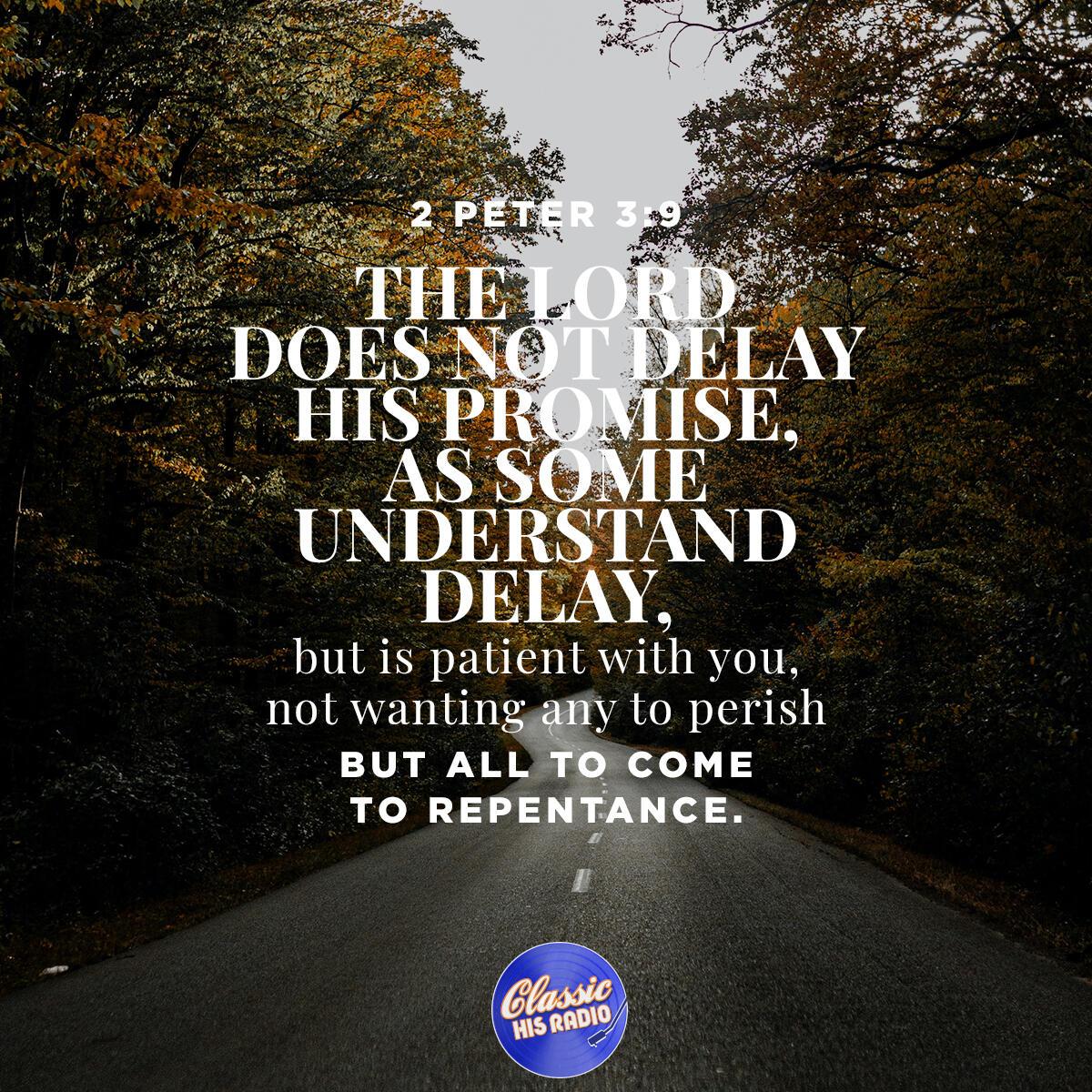 2 Peter 3:9 - Verse of the Day
