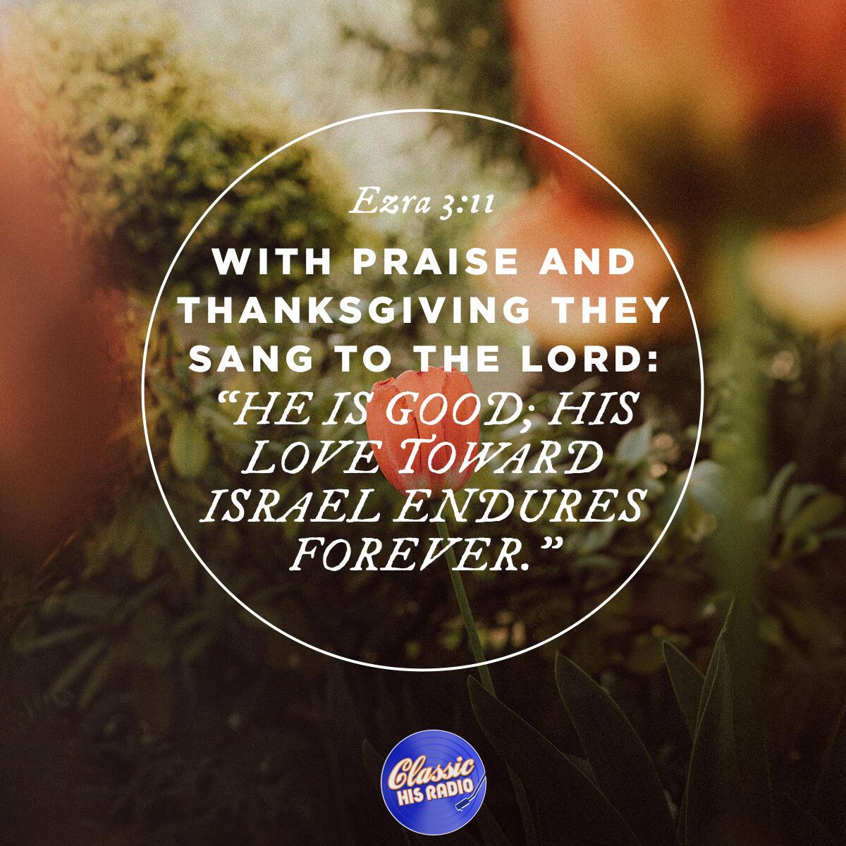 Ezra 3:11 - Verse of the Day