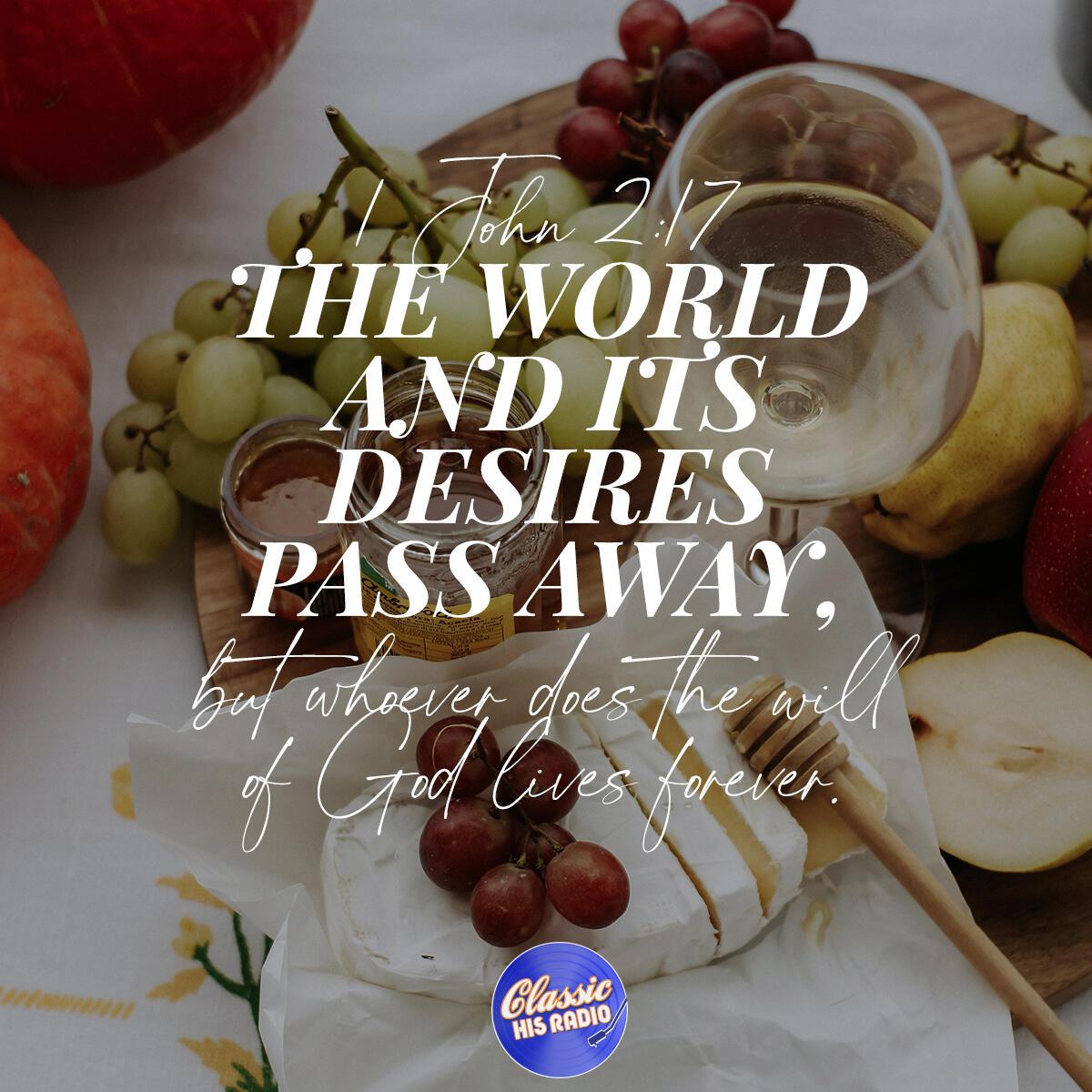 1 John 2:17 - Verse of the Day