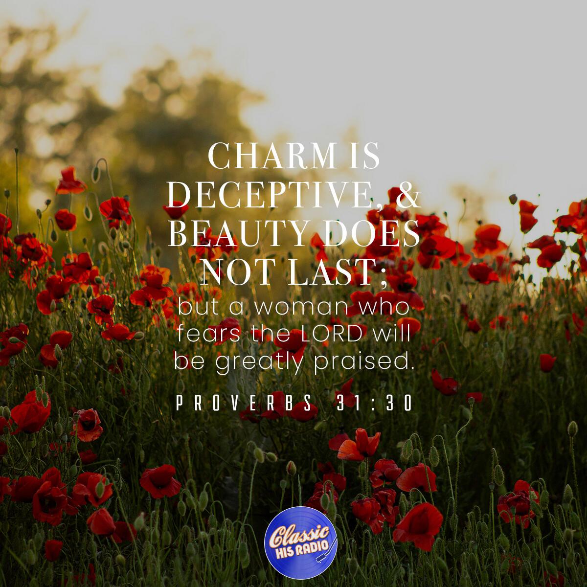 Proverbs 31:30 - Verse of the Day