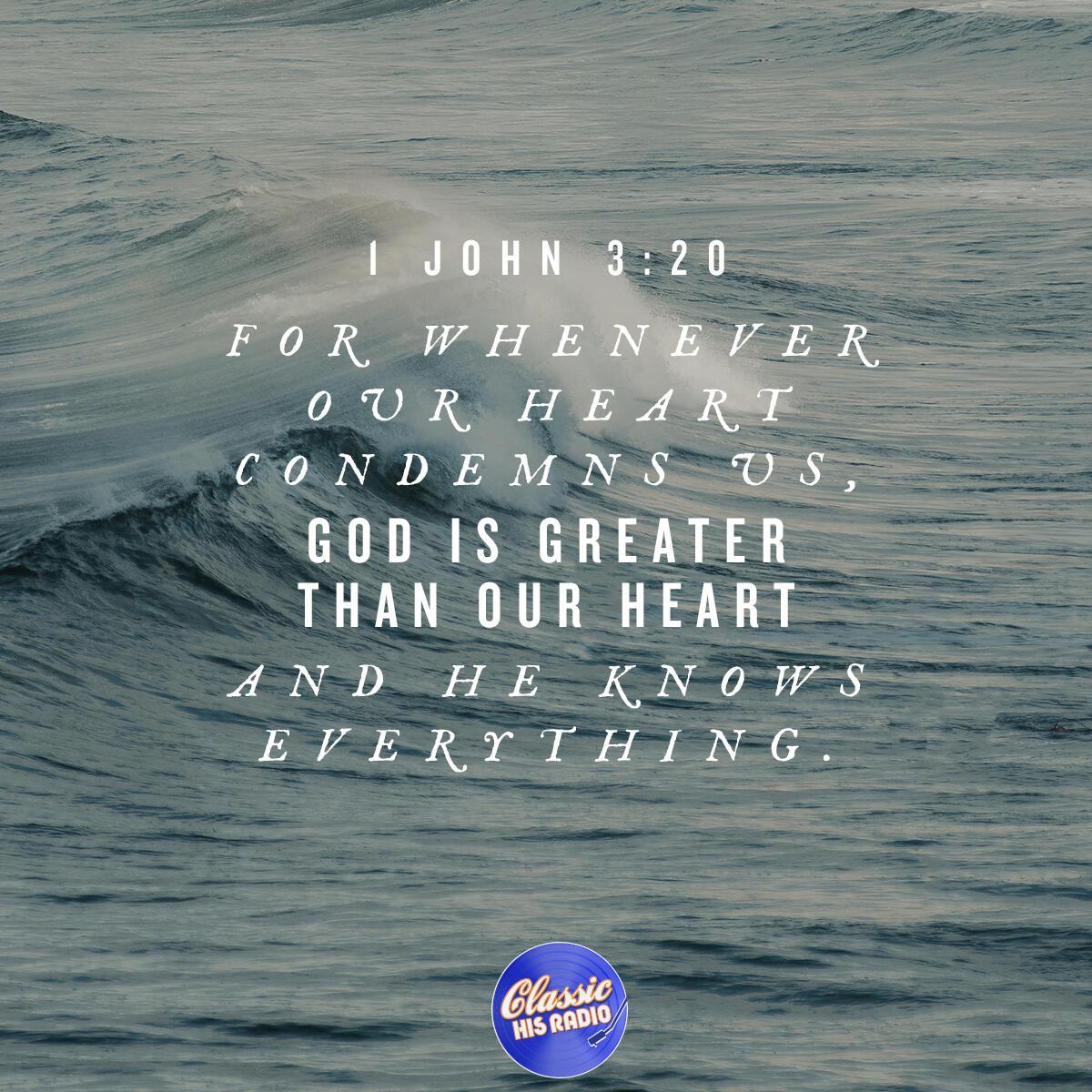 1 John 3:20 - Verse of the Day