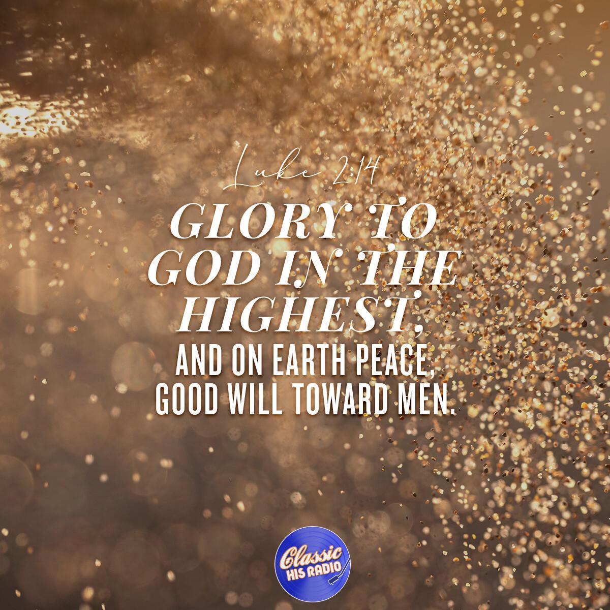 Luke 2:14 - Verse of the Day