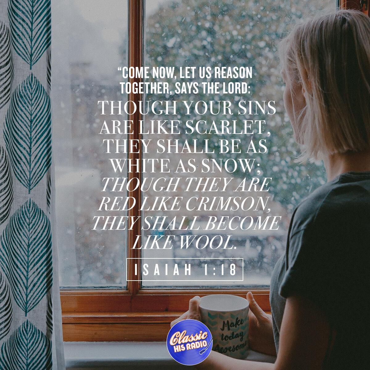 Isaiah 1:18 - Verse of the Day