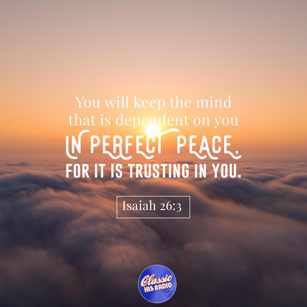 Isaiah 26:3 - Verse of the Day
